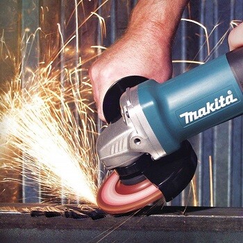 small angle grinder cutting