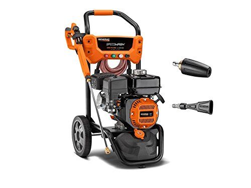 Generac pressure washer with nozzle attachments