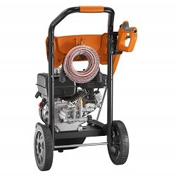 rear view of Generac pressure washer