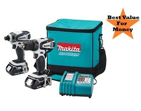Makita combo kit, LCT 200 W. Impact driver, drill, carry case and battery charger