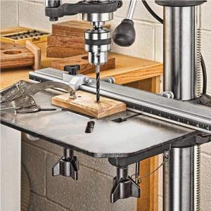 how to use a drill press