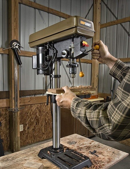 Testing the Rockwell Shopseries drill press